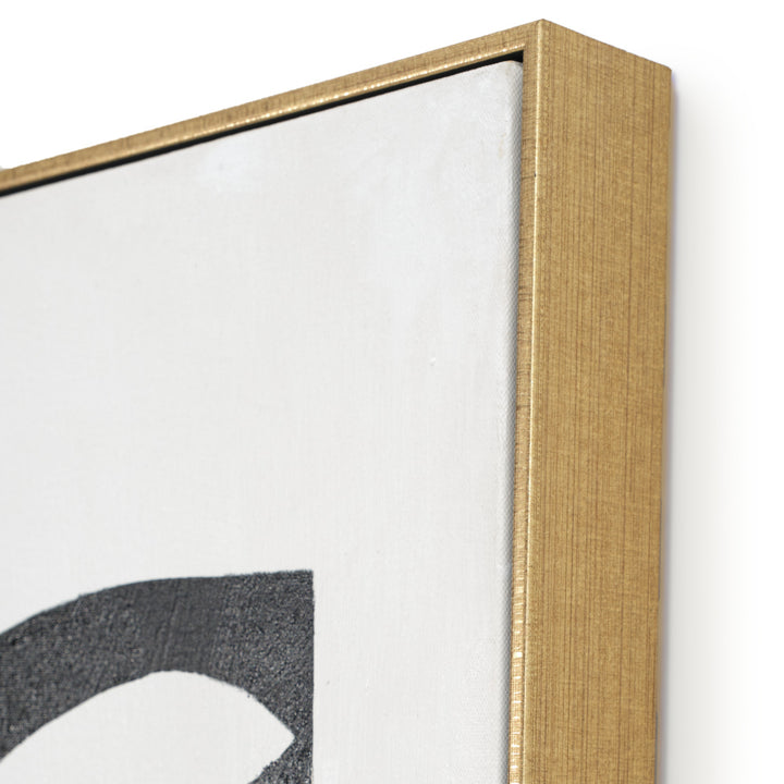 Natis Painting on Canvas-Set of 2 Black & White
