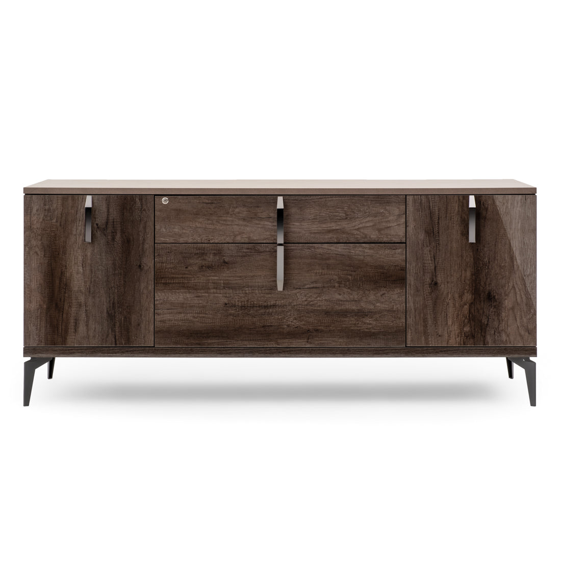 Winslet 4-Drawer Filing Cabinet Dark Brown