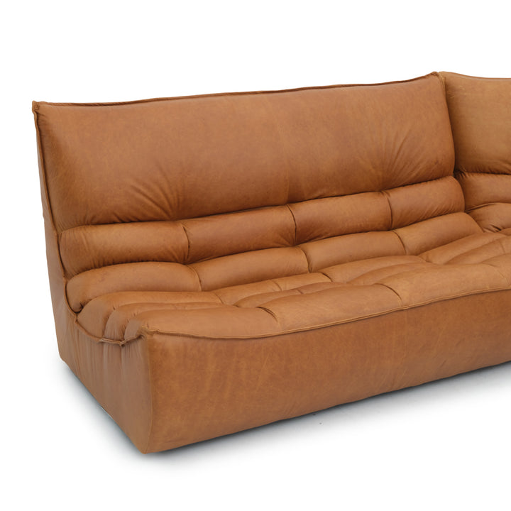 Nesto Leather Modular Set Cognac