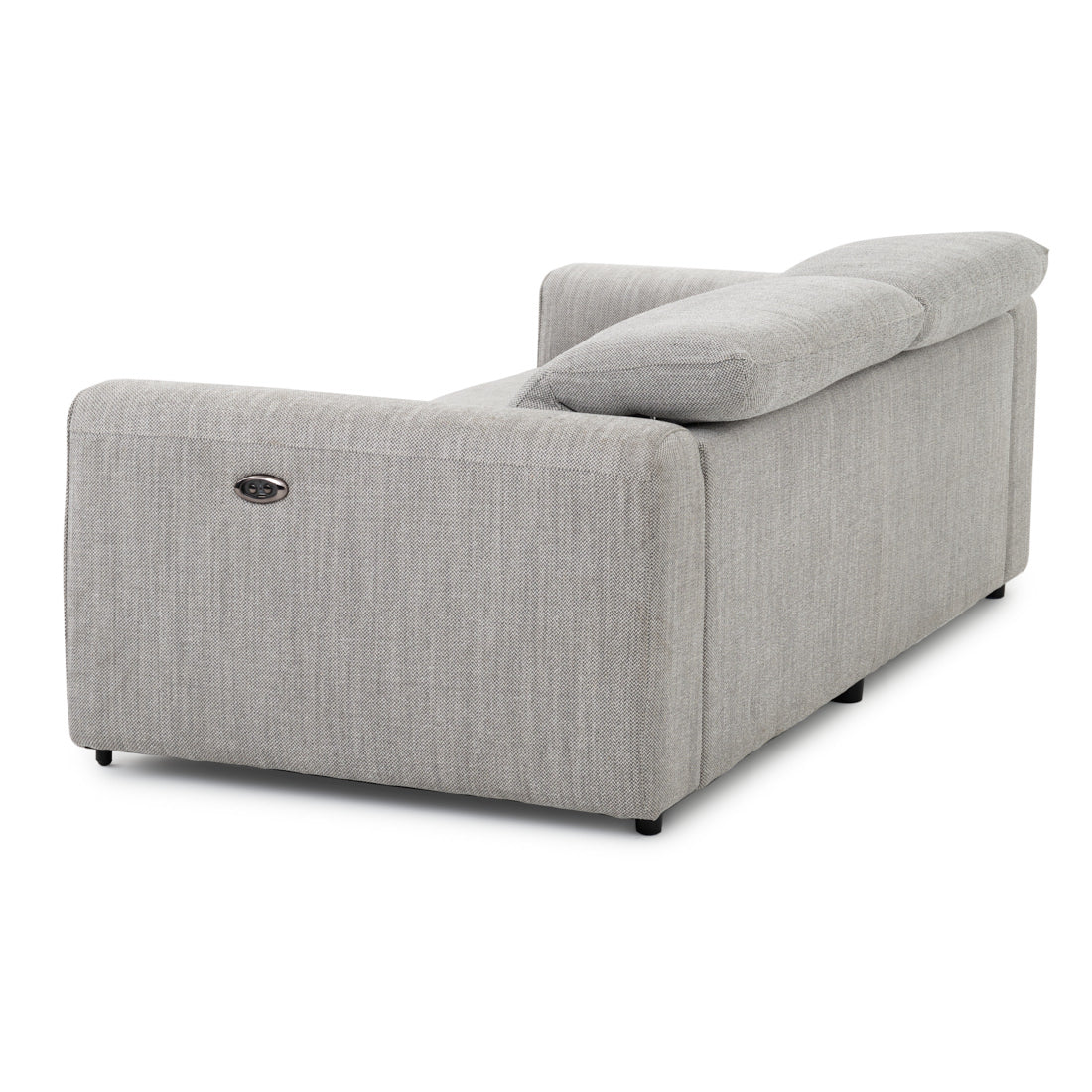 Wilnoir Fabric Reclining Sofa Light Grey