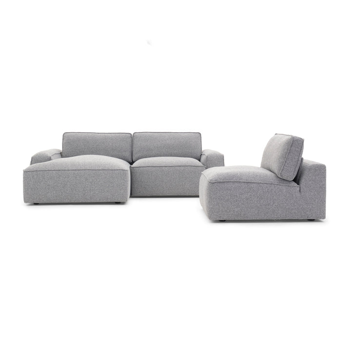 Nash Fabric Modular Set Dark Grey