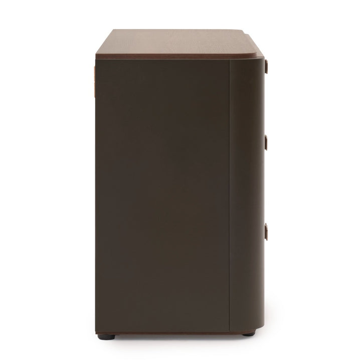 Wadena 6-Drawer Dresser Dark Brown
