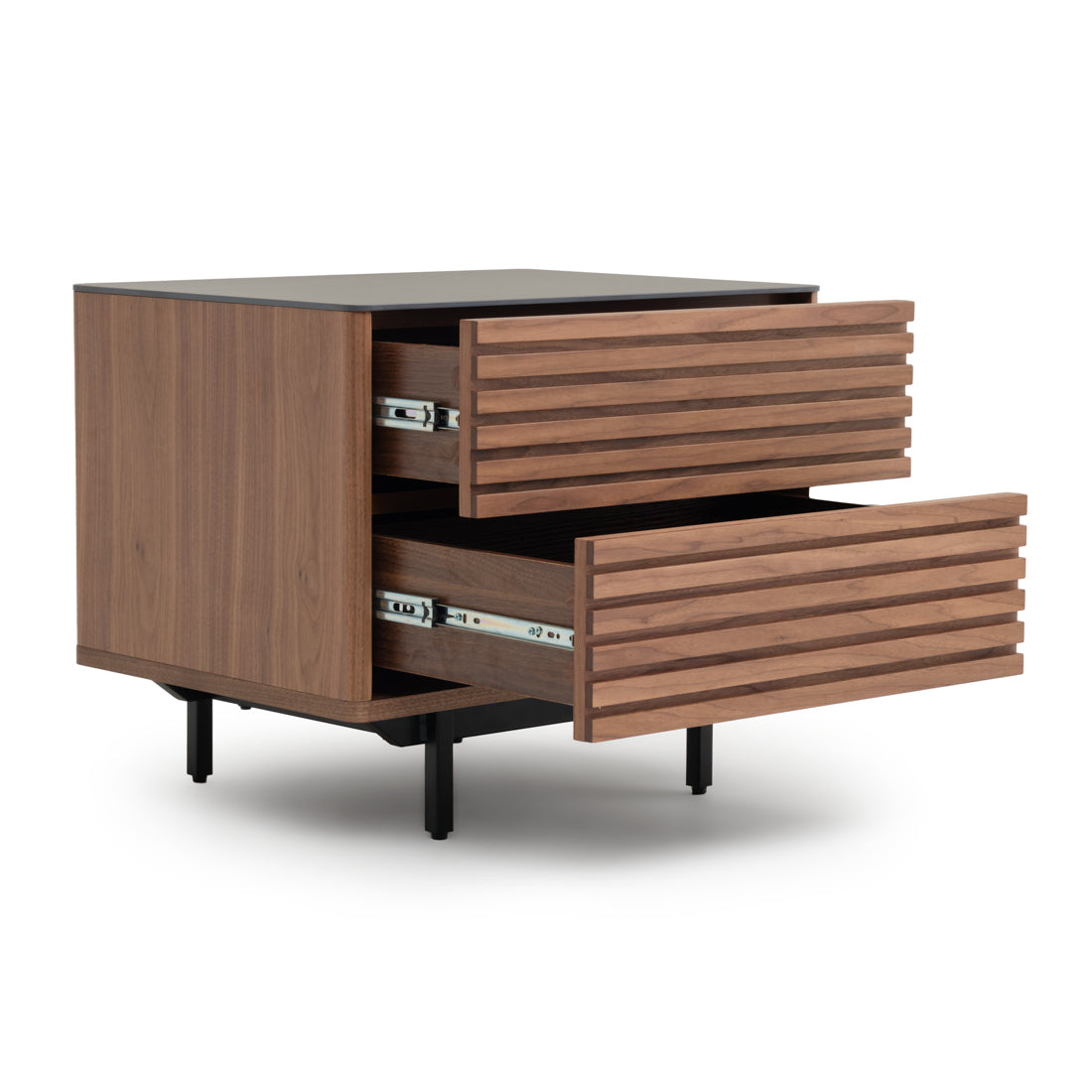 Ezio Nightstand Dark Brown