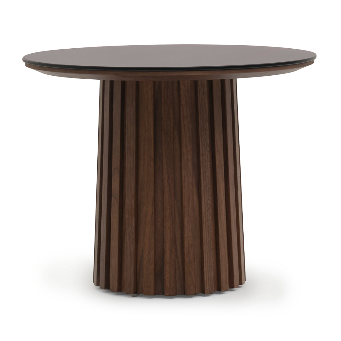 Elzie Ceramic End Table Black