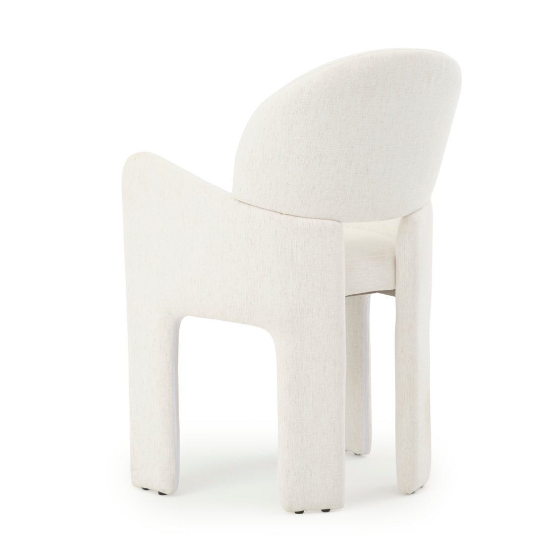 Etrina Fabric Armchair Off White