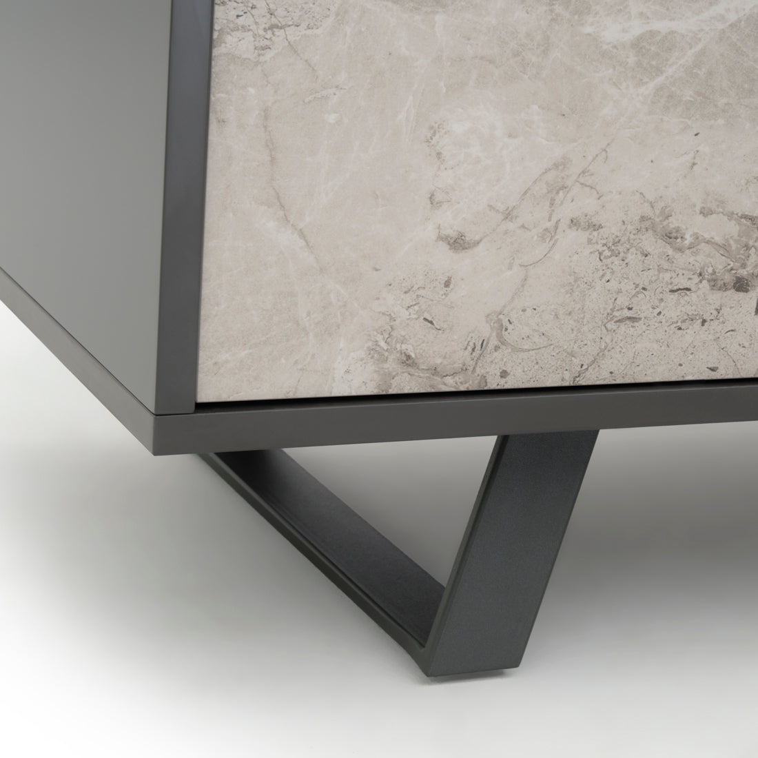 Wimzy Wood Sideboard Dark Grey
