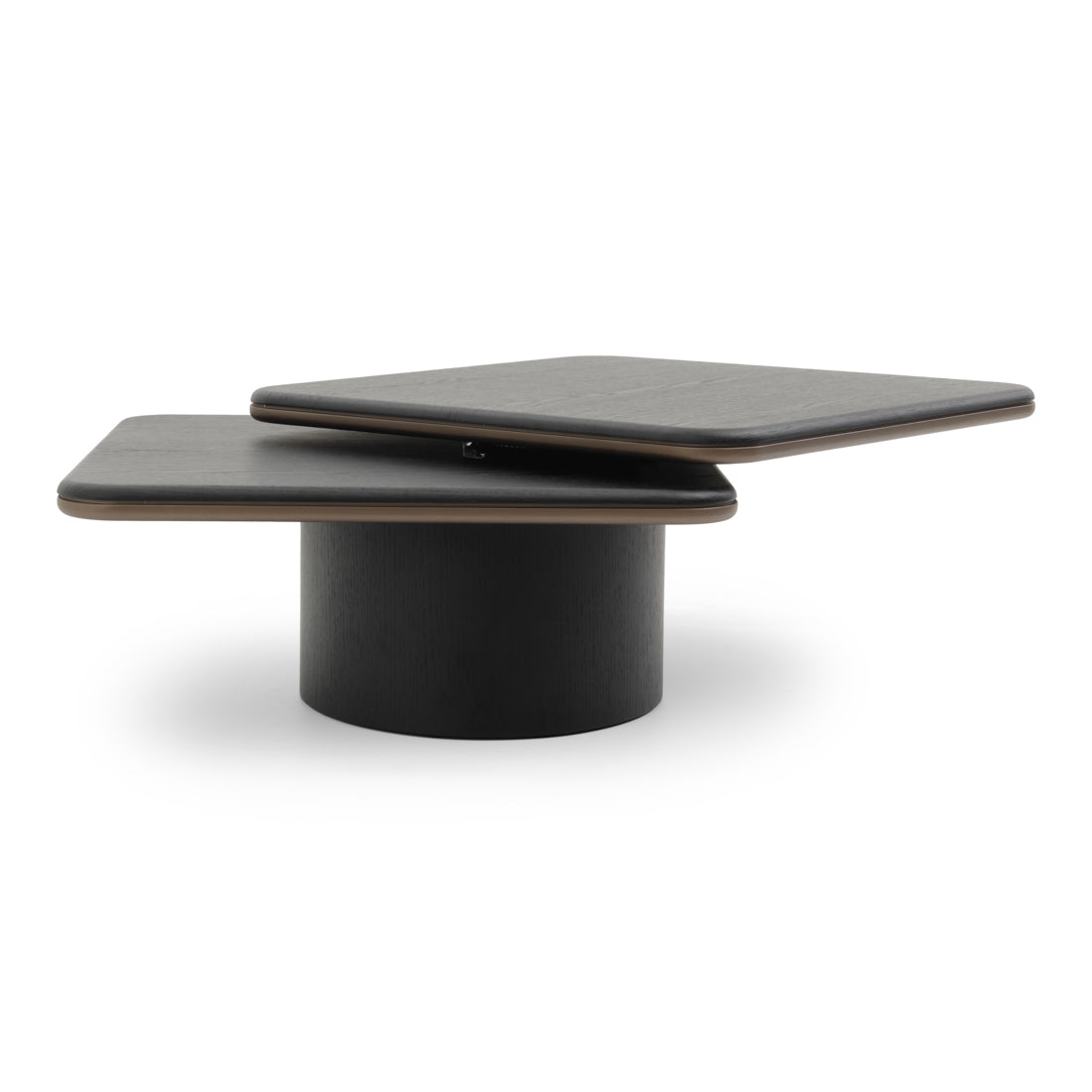 Novalee Wood Coffee Table Black