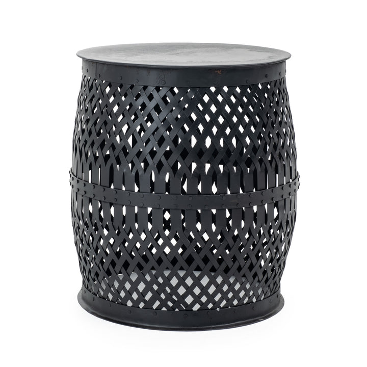 Indira Metal Accent Table Black