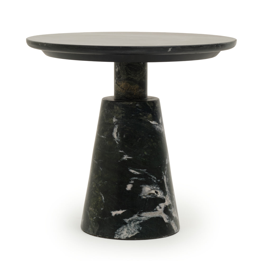 Esana Marble Accent Table Black