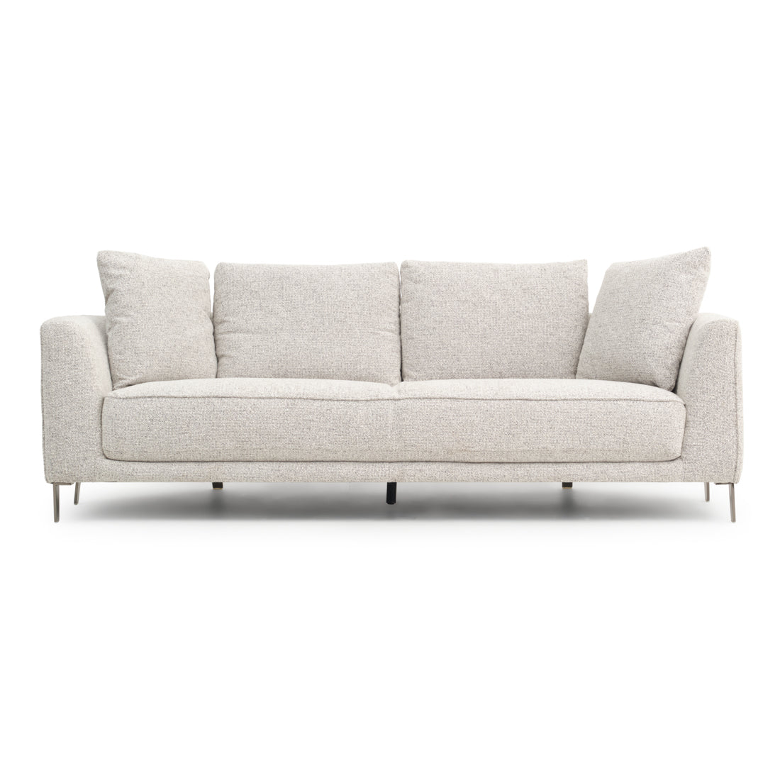 Wester Fabric Sofa Black & White