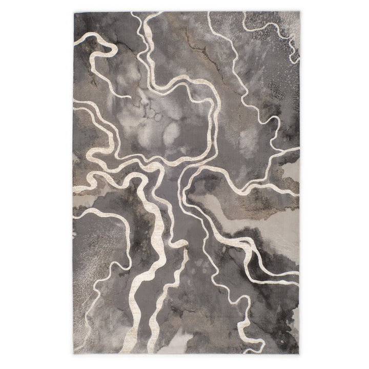 Wilburg Area Rug Dark Grey