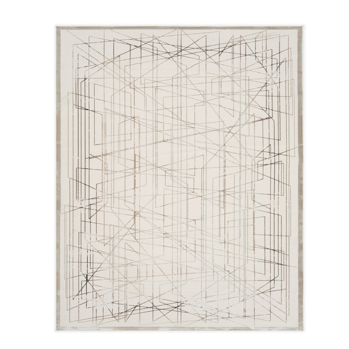 Wany Area Rug Black & White