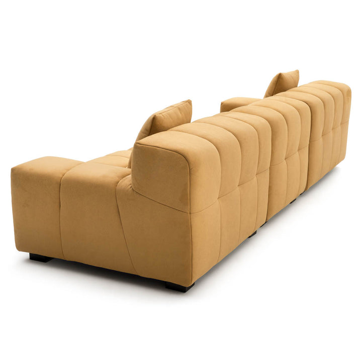 Norika Fabric Modular Sofa Yellow