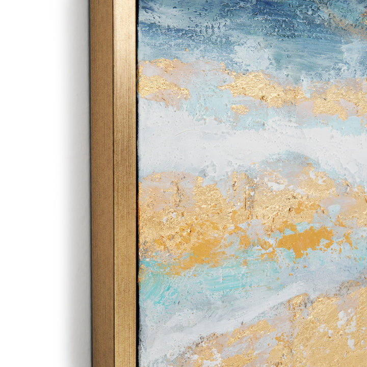 Nagua Painting on Canvas Dark Blue