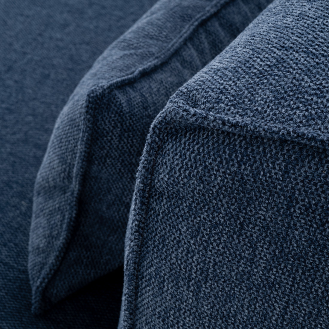 Ellemia Modular Armless Chair Dark Blue