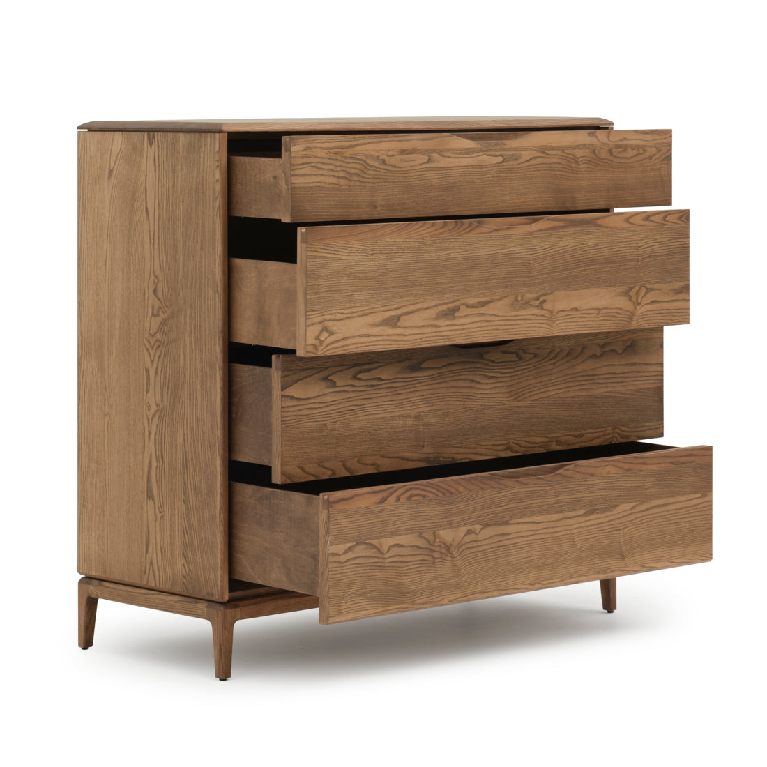 Nicolette 4-Drawer Chest Dark Brown