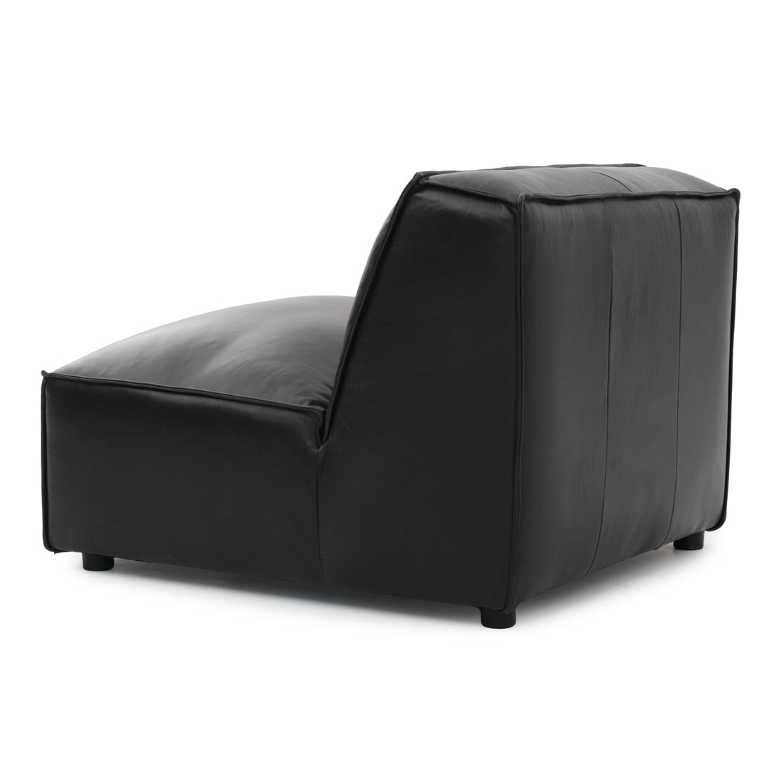 Nook Modular Armless Chair Black