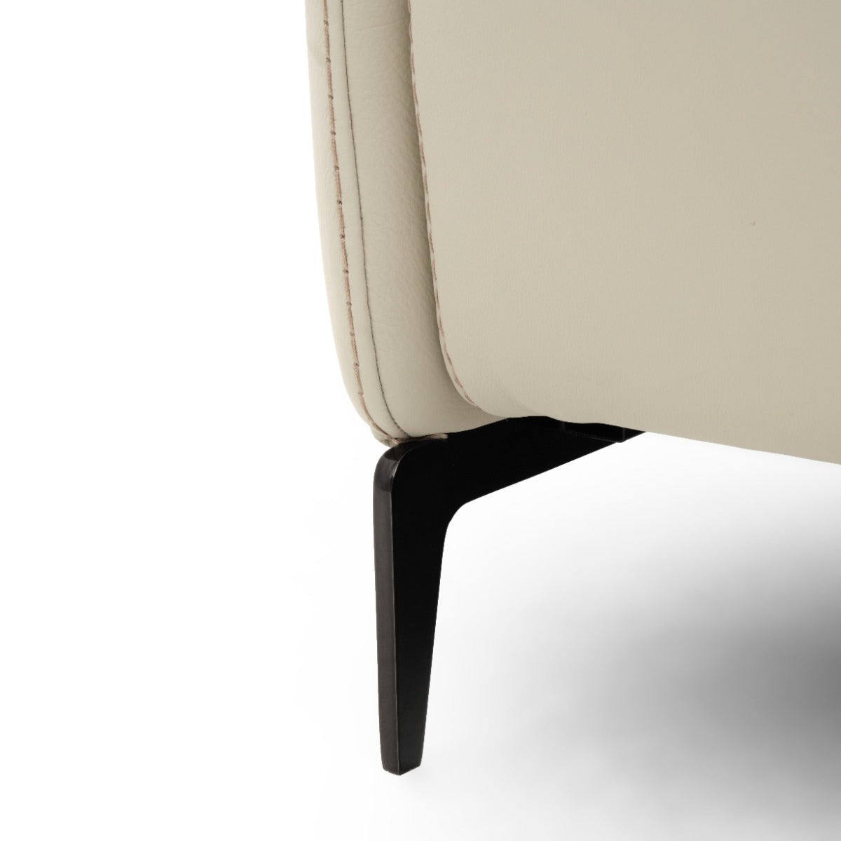 Wakely Leather Reclining Sofa Beige