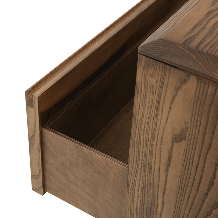 Nicolette 4-Drawer Chest Dark Brown
