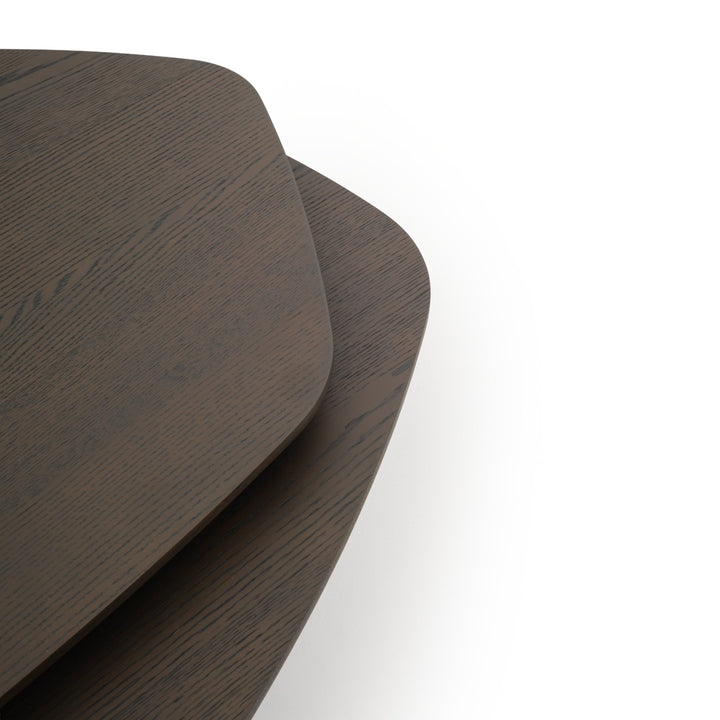 Eirian Wood Coffee Table Dark Grey