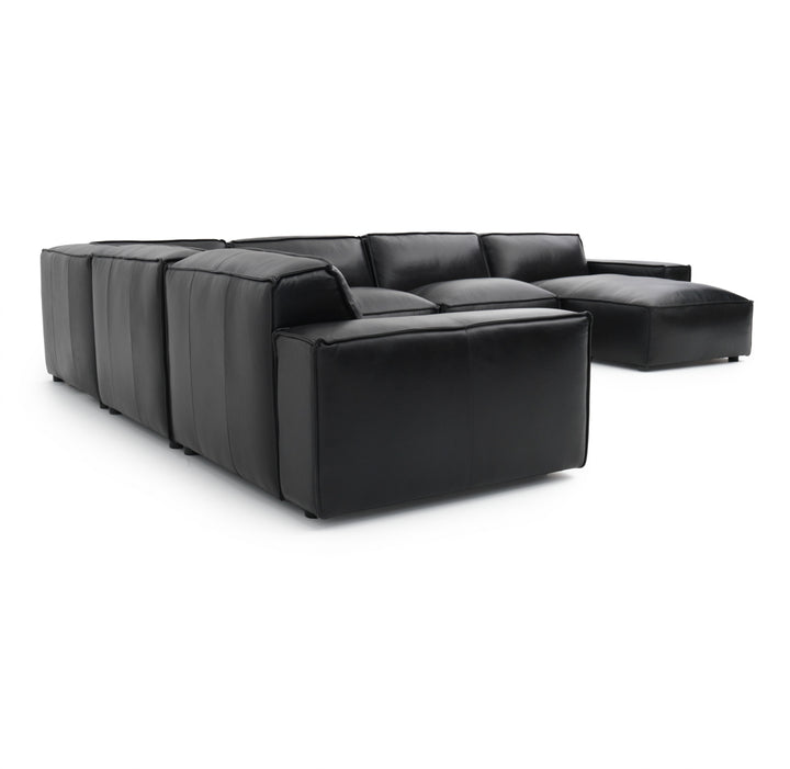 Nook Leather Modular Set Black