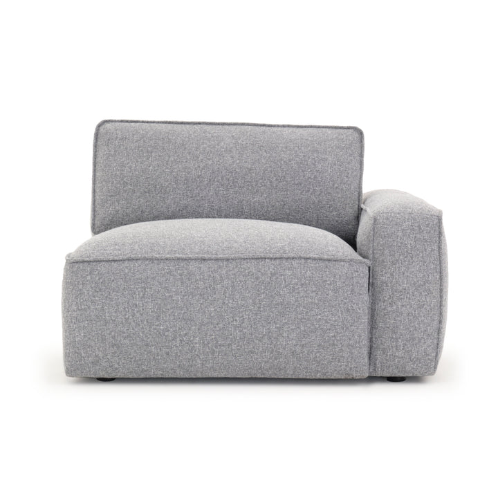 Nash Modular Right Chair Dark Grey