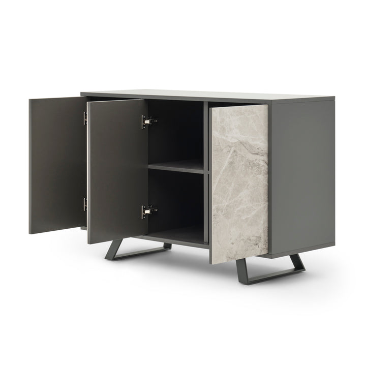 Wimzy Wood Sideboard Dark Grey