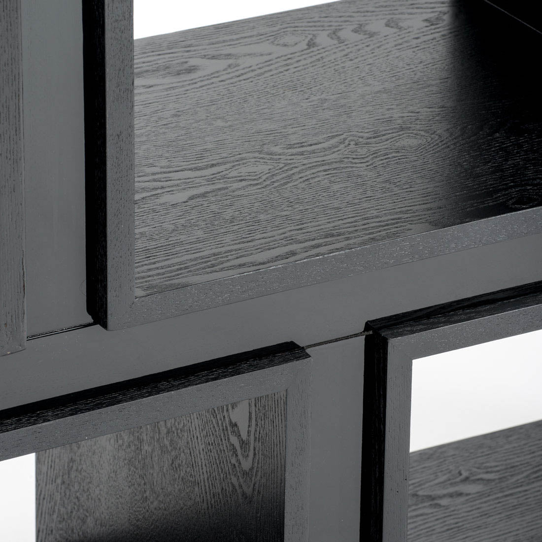 Stealth Wood Bookcase Black