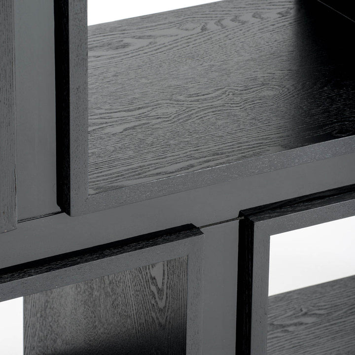 Stealth Wood Bookcase Black