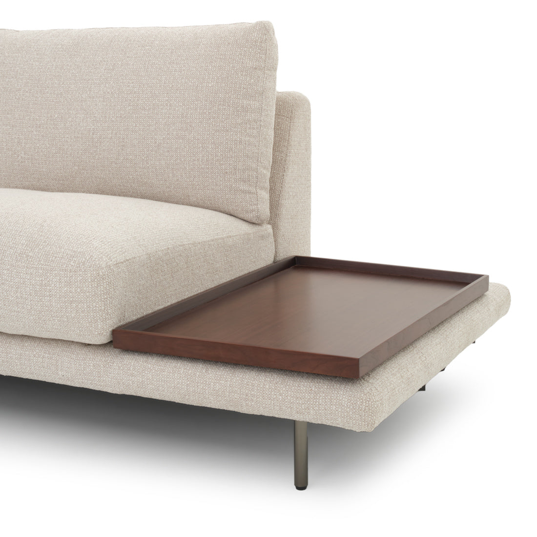 Elizabeth Armless Sofa Beige