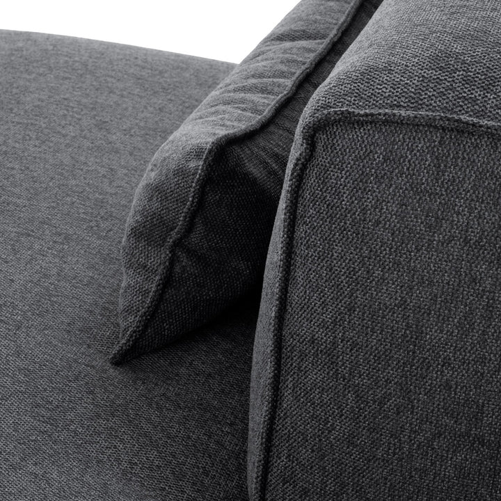 Ellemia Modular Chair W. Right Bumper Dark Grey