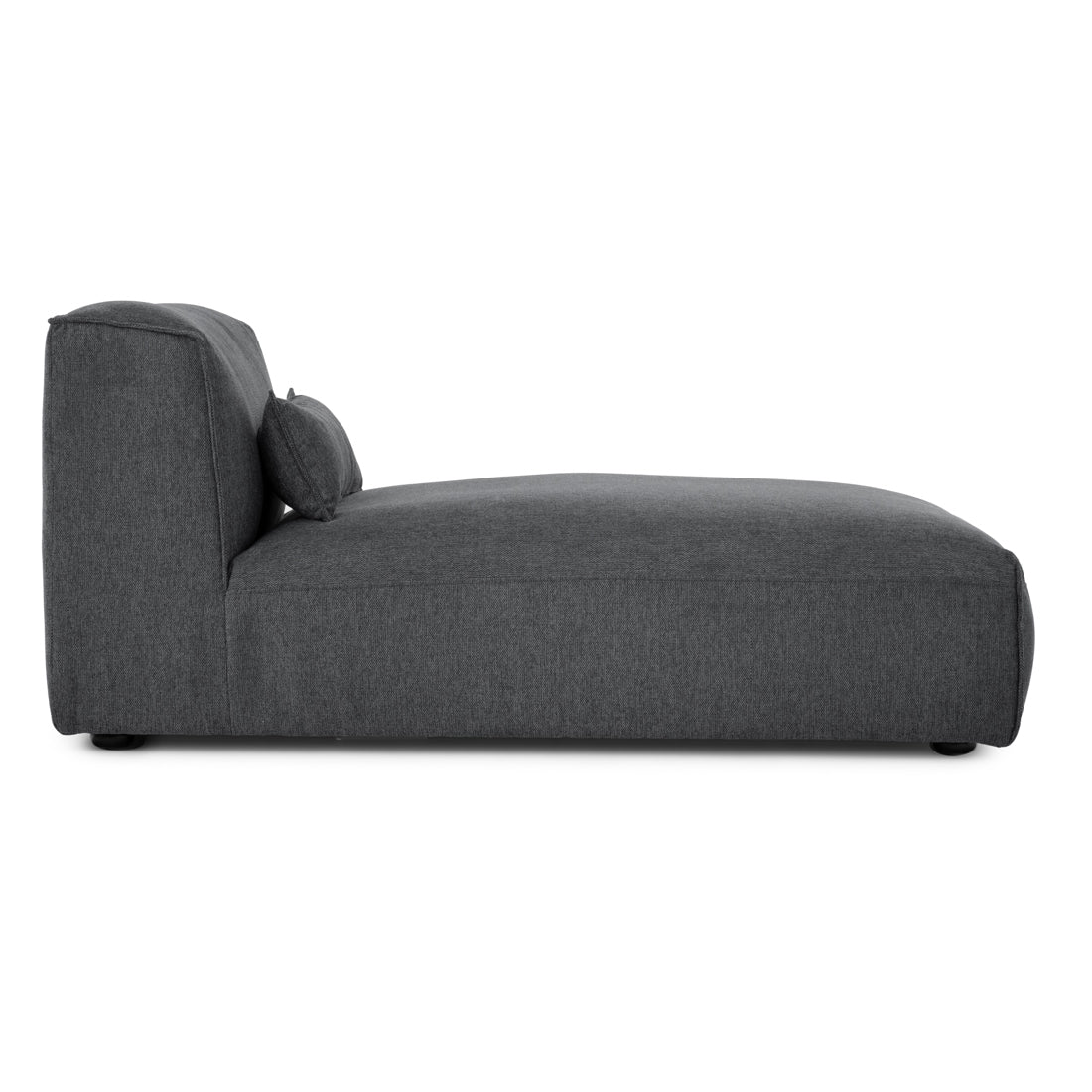 Ellemia Modular Armless Chaise Dark Grey