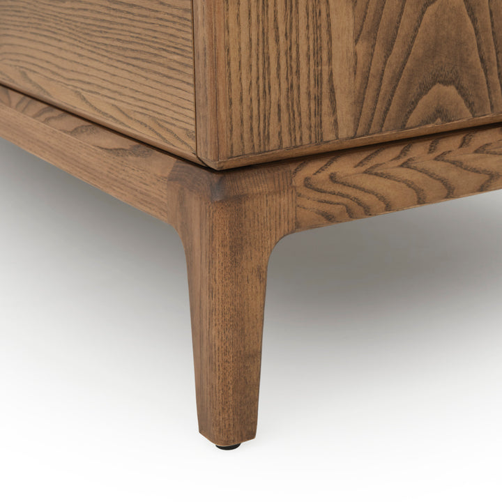 Nicolette 4-Drawer Chest Dark Brown