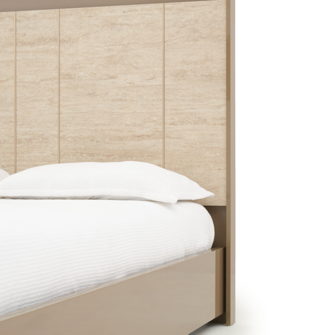 Nunzia Queen Bed Beige