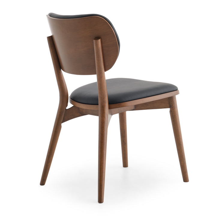 Elinor Leather Chair Dark Brown