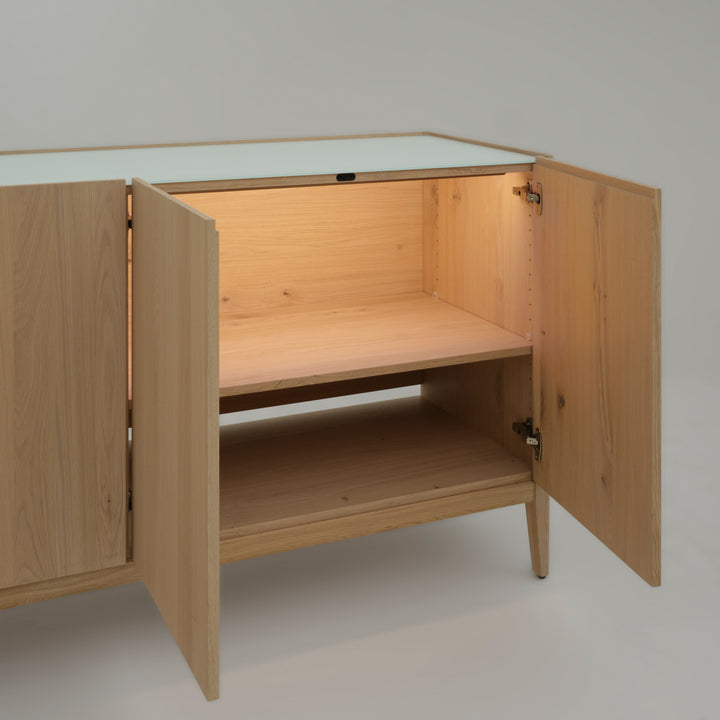 Eromi Wood Sideboard Light Brown