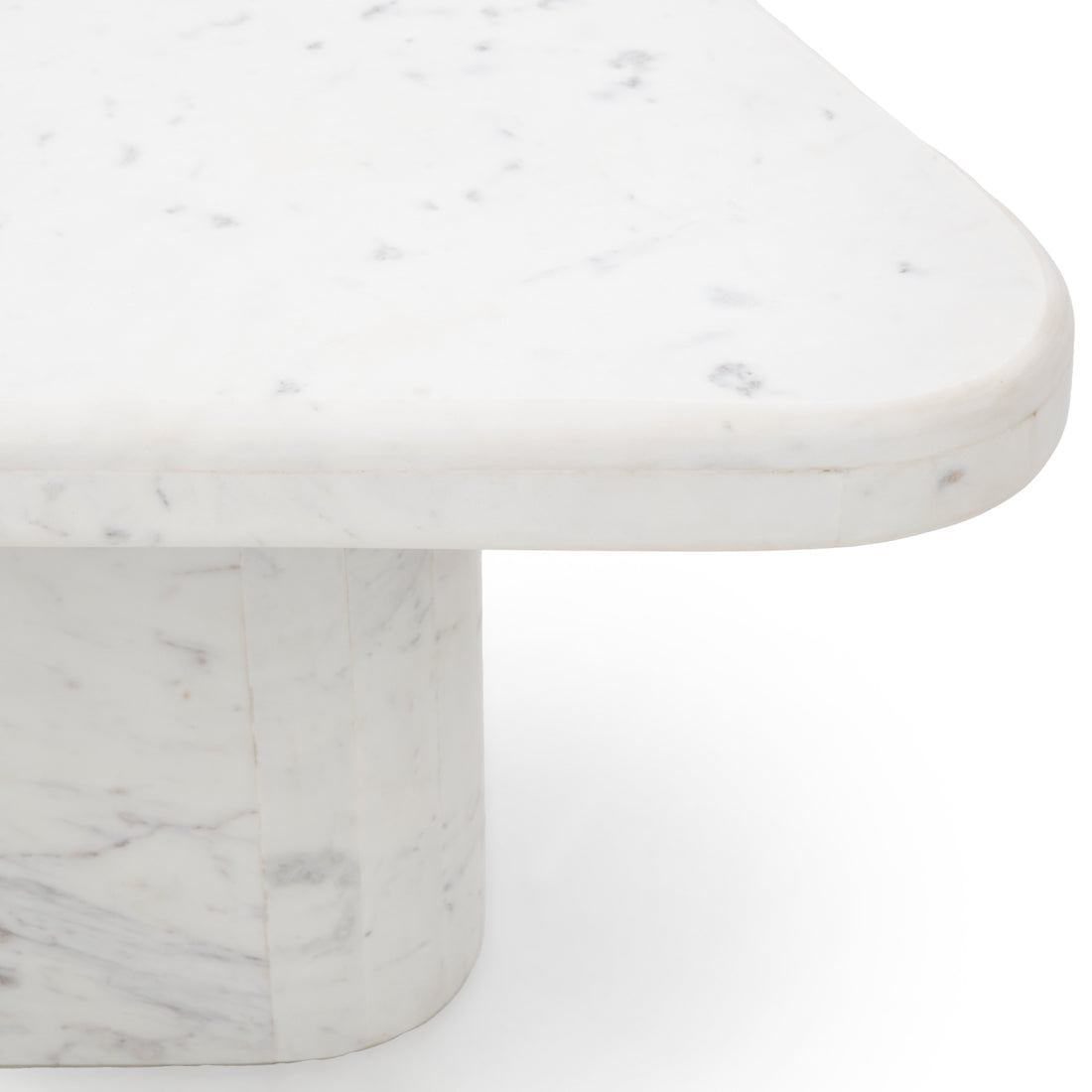 Wamika Marble Coffee Table White