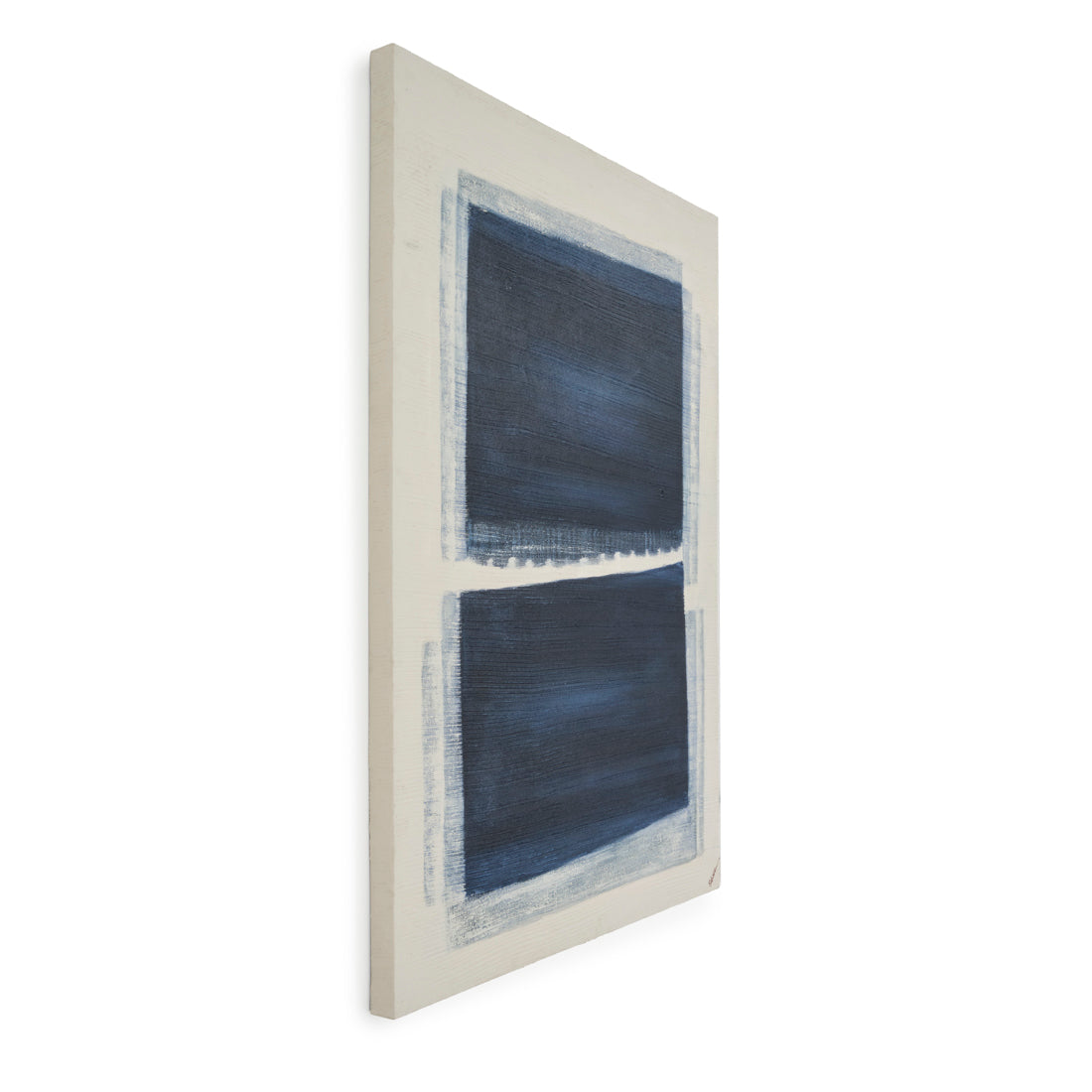 Ebiza Painting on Canvas Dark Blue
