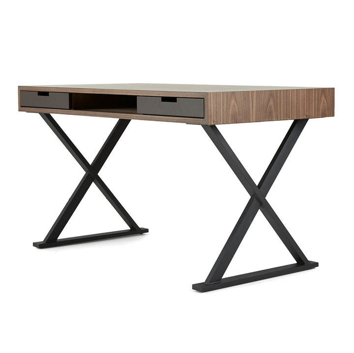 Neghan Desk Dark Brown