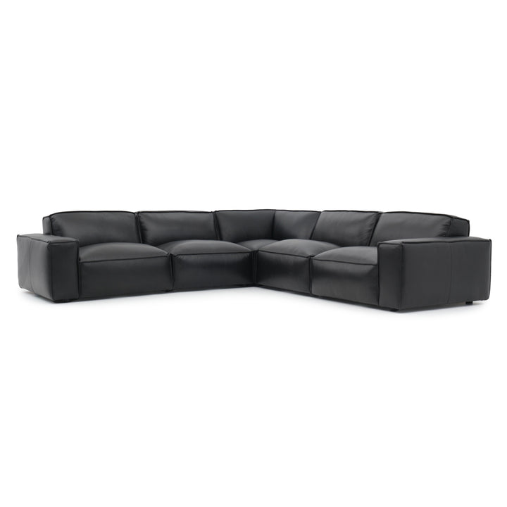 Nook Leather Modular Set Black