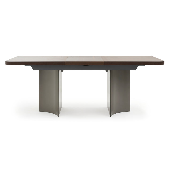 Wadena Extendable Dining Table Dark Brown