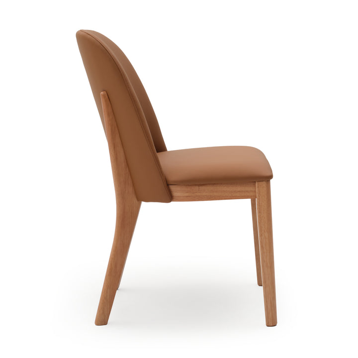 Evy Leather Chair Cognac