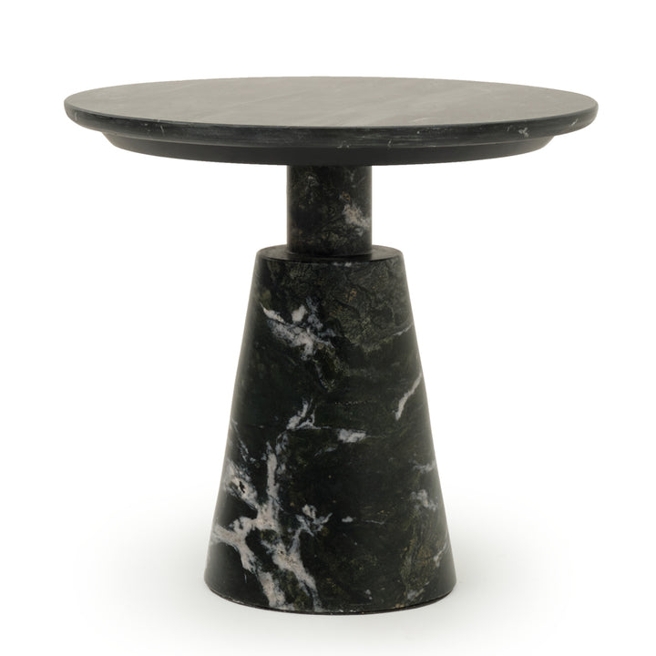 Esana Marble Accent Table Black