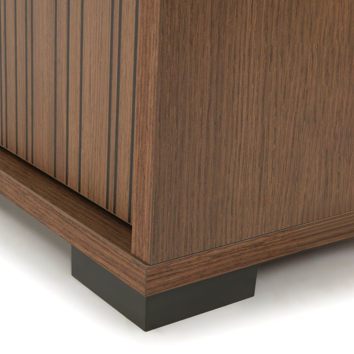 Nitmo 5-Drawer Chest Dark Brown