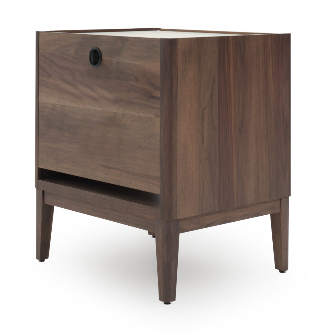 Nathaniel Left Nightstand Dark Brown