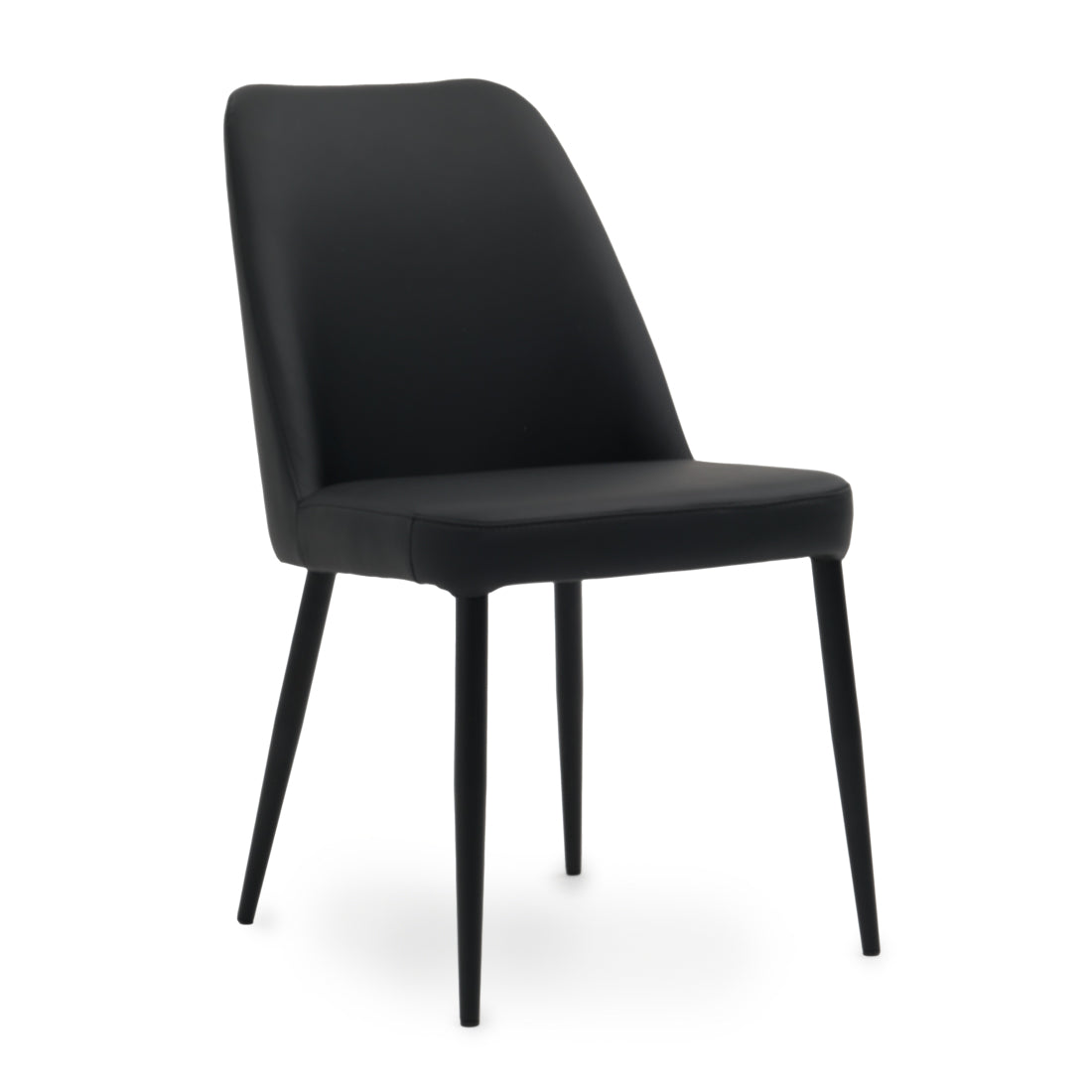 Wima Leather Chair Black