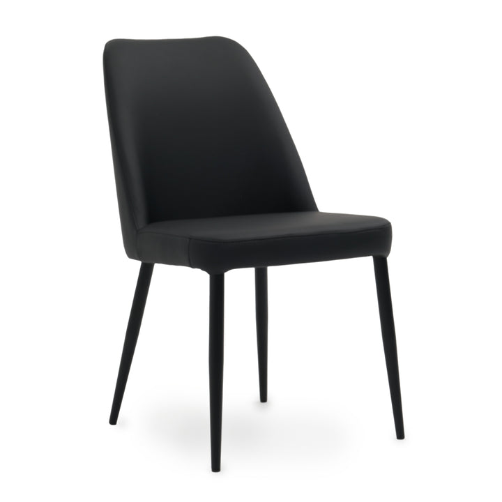 Wima Leather Chair Black