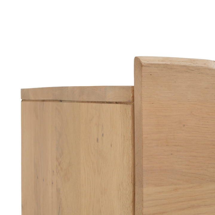 Noemi 5-Drawer Chest Light Brown
