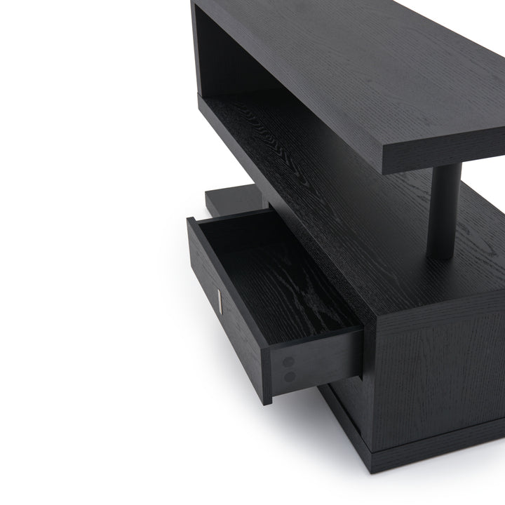 Edward Wood Bookcase Black