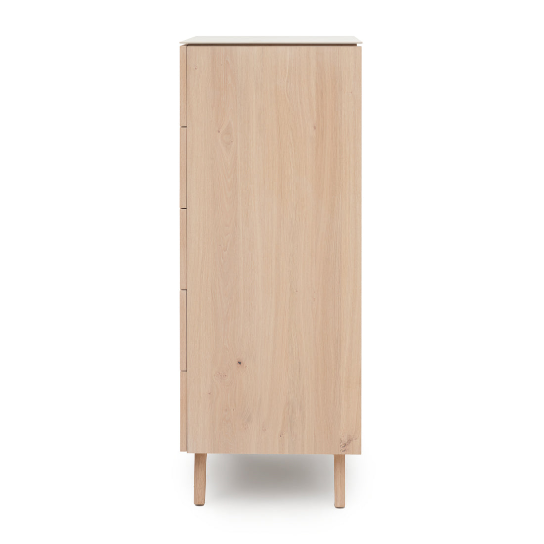 Elaina 5-Drawer Chest Light Brown